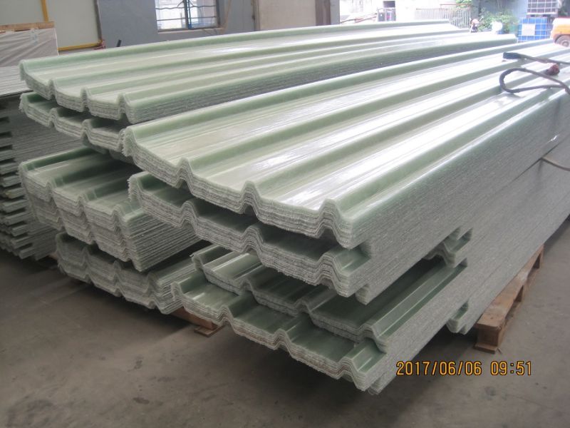 Fiberglass Reinforced Plastic Corrugated Roof Tile for House Roof Cover