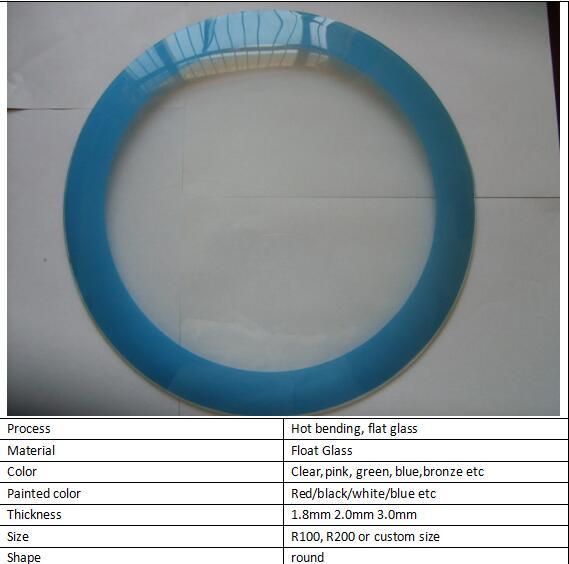 High Quality Convex Glass for Clock Face Cover Glass
