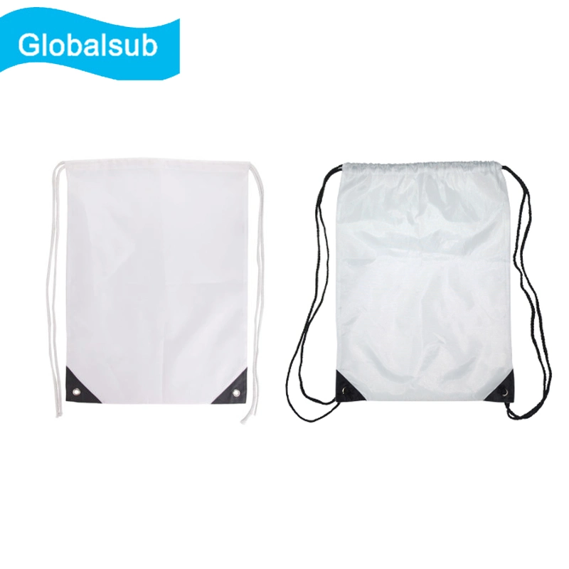Dye Sublimation Blank Drawstring Gym Backpack Bag/Nylon Backpack Bag