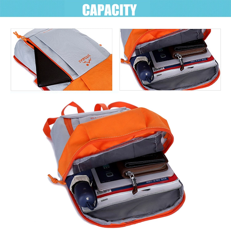 Customize Waterproof Nylon Foldable Bicycle Backpack Cheap Outdoor Back Pack