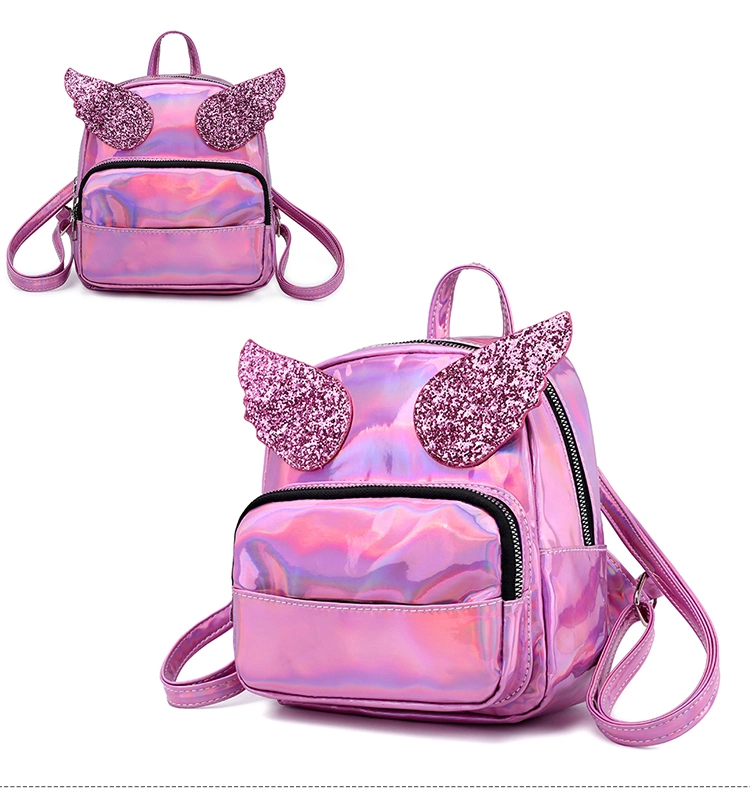 2020 Fashion Trend Sequins Backpack Retro Small Wings Casual Ladies Sling Backpack