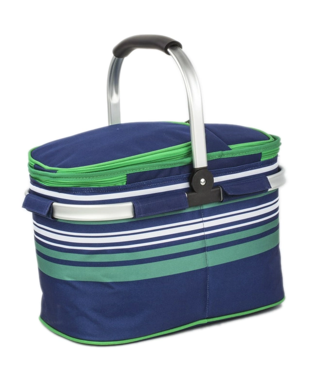 600d Polyester 2 Person Lunch Picnic Basket with Carrying Frame