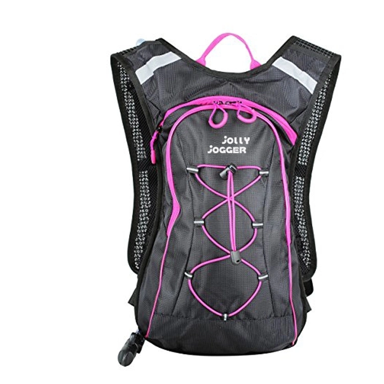 Flashing LED Hydration Pack Backpack with LED Trim and Military 2L Water Bladder