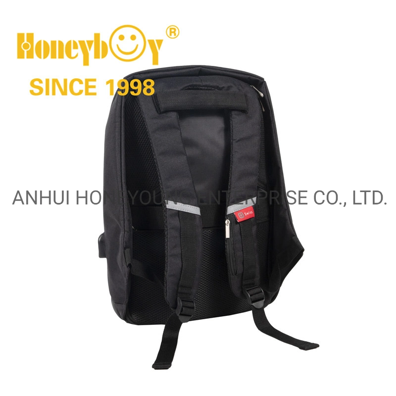 Factory USB Charging Laptop School Custom Men Notebook Anti Theft Waterproof Backpack Men Bag Laptop Backpack