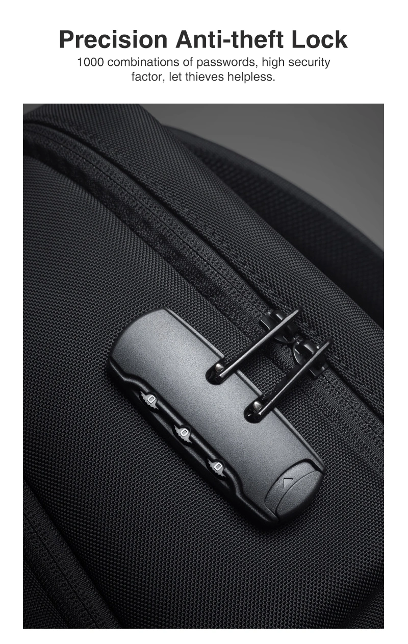 Hanke Waterproof Business Laptop Backpack Multifunctional Anti Theft Backpack Custom Logo