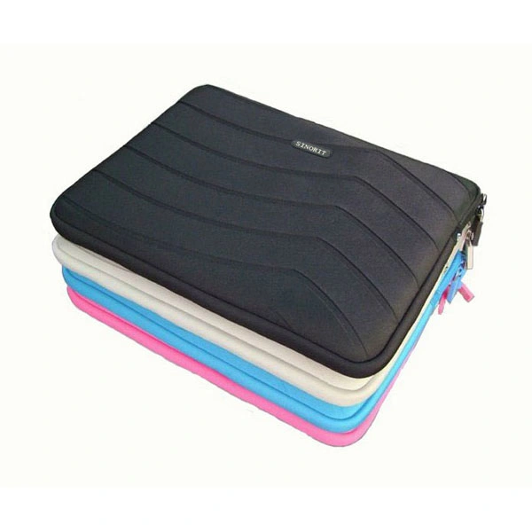 Embossed Wave Pattern Neoprene Laptop Sleeve Backpack Bag (FRT1-43)