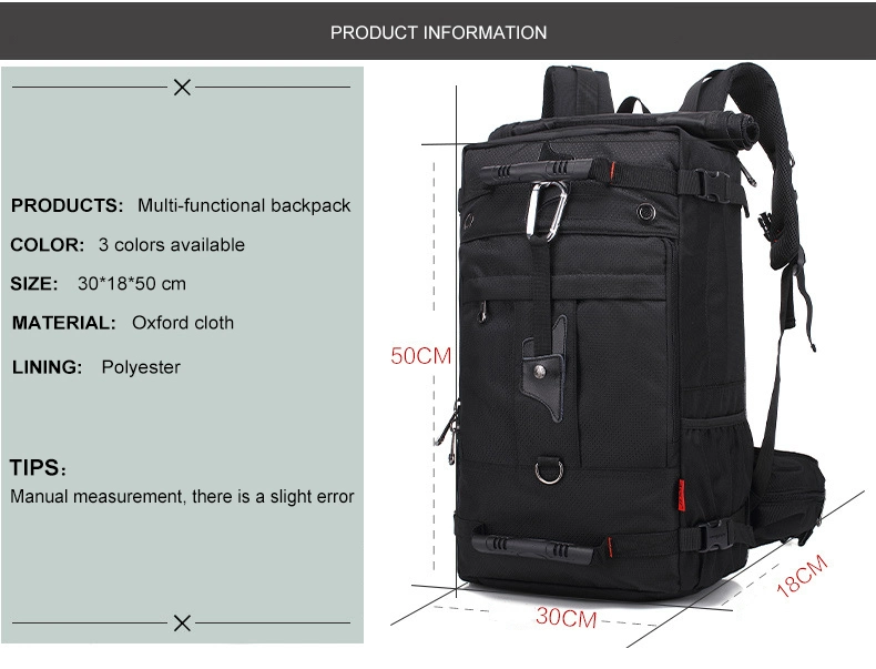 Travel Large Capacity Versatile Utility Mountaineering Multifunctional Waterproof Backpacks