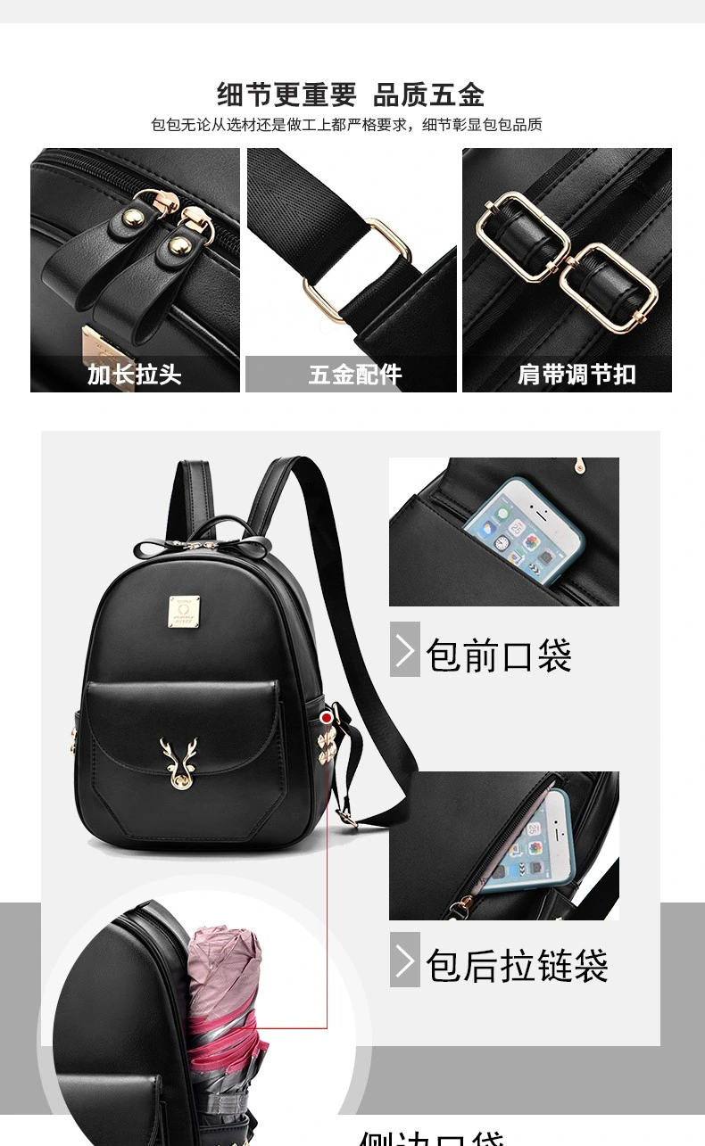 2021 New Designer Luxury Backpack Handbag Factory OEM High Quality Custom Logo Women Handbag Full Grain Leather Cowhide Lady Handbag