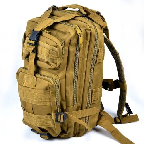 Tan Color Military Style Medium Transport Assault Pack Bag Backpack