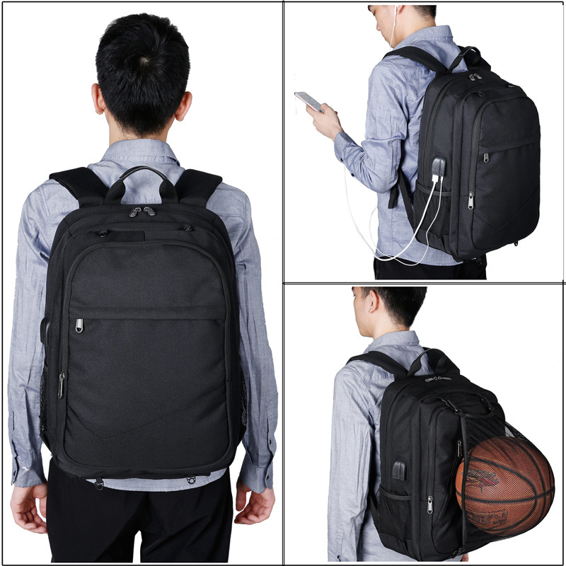 Travel Camping Bags Smart Backpack Computer Bag Rucksack Laptop Backpack with USB Charging and Headphone Port Soft Backpack
