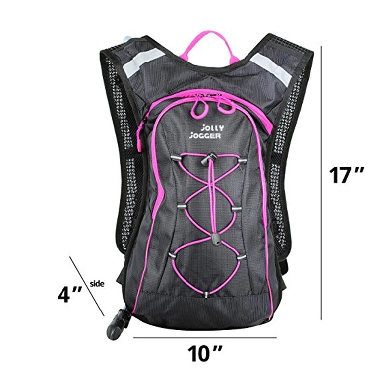 Flashing LED Hydration Pack Backpack with LED Trim and Military 2L Water Bladder
