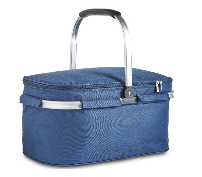 Insulated Picnic Basket Outdoor Foldable 30L Insulated Cooler Basket Collapsible Picnic Lunch Cooler Bag