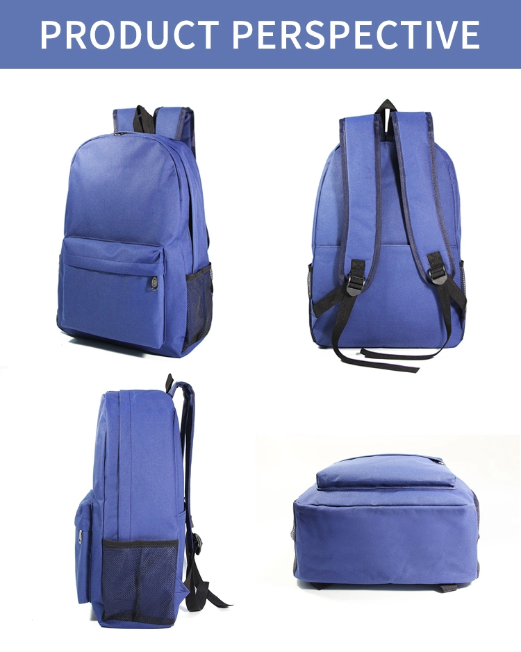 Guangzhou Knapsack OEM Navy Blue Printed Cheap Sport Computer Male School Backpack