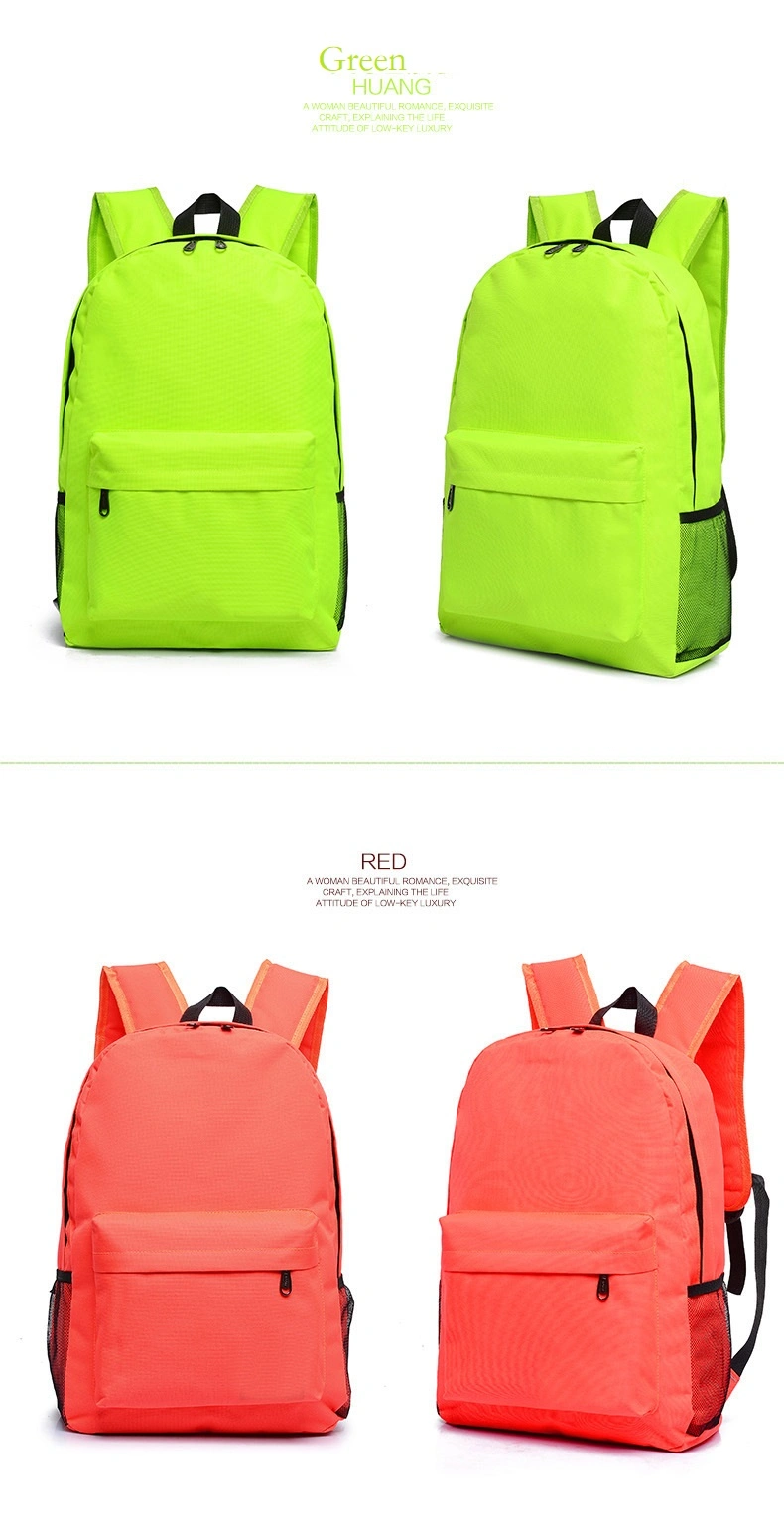 Professional Factory Oxford Red Laptop Bag Backpack Randoseru Bookbags School Bag for Students
