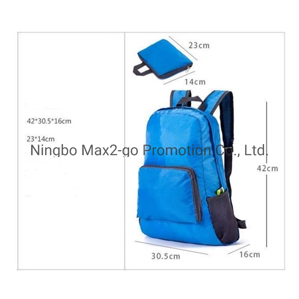 Promotional Lightweight Waterproof Travel Foldable Small Backpack