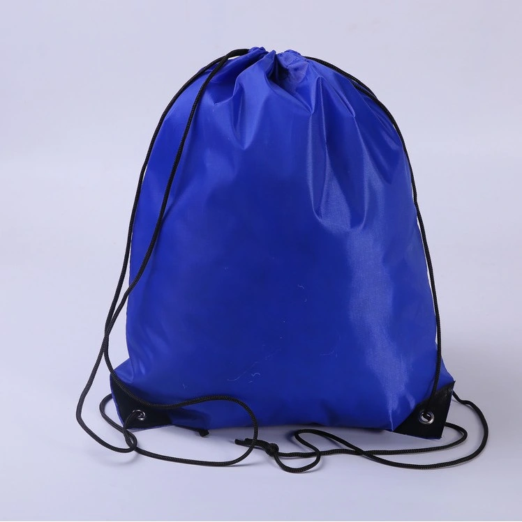 Promotional Custom Printing Logo Polyester Gym Backpack Eco Friendly Sport Drawstring Bags