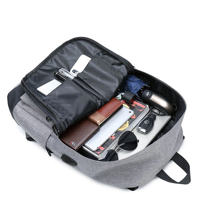 Business Laptop Backpack Large School College Bag with USB Charging Port Lightweight Work Travel Backpack