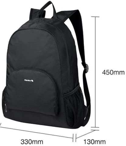 Hanke Best Custom Made Stylish Backpack Waterproof Nylon Ultralight Foldable Travel Backpack