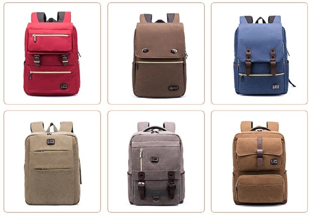 Factory Customized Multi-Pocket Business Laptop Backpack