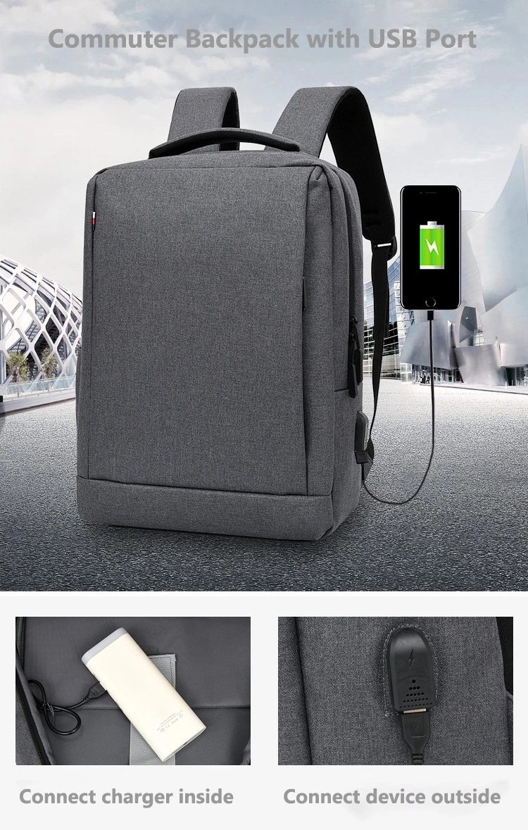 Fashion Business Laptop Backpack Leisure Backpack School Bag USB Charging Travel Backpack