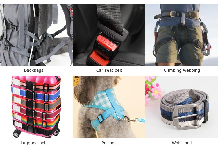 50mm Printed Polyester Luggage Backpack Strap Webbing Tape