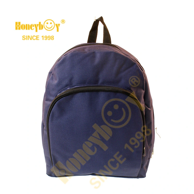 Manufacture of Custom Logo 600d Polyester Unisex Promotional Camping Backpack