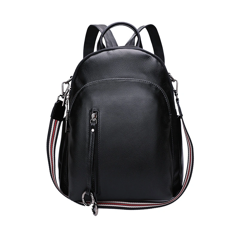 New Leather Ladies Backpack Korean Personality Woman Bag Women