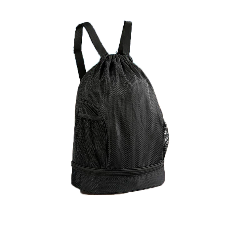 Custom Drawstring Bag Backpack with Ball Shoe Compartment Sport Gym Sack Backpack String Bag for Men Women Soccer Basketball Bag