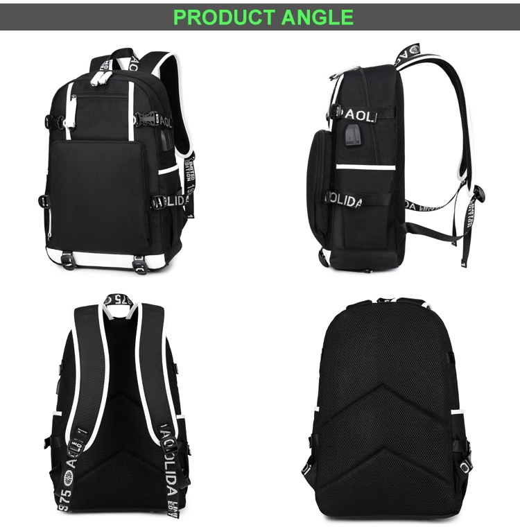 Best Fashion Boys Travel Waterproof Oxford Printing Backpack Bag Laptop Backbag