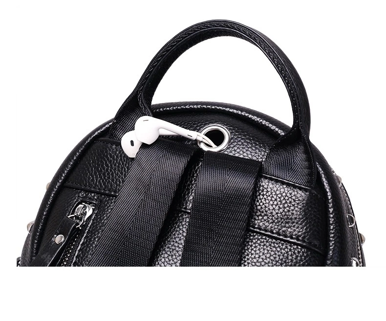 2020 New Arrival Alligator Rivet Backpack Genuine Leather Crocodile Leather Backpack Ladies Designer Bags for Women