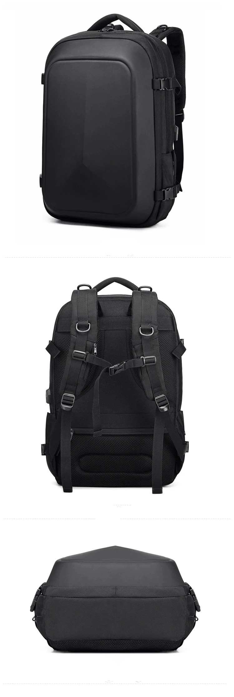 Wholesale Custom Waterproof Laptop Backpacks Travelling Bags Luggage USB Port Bag for Men Backpacks