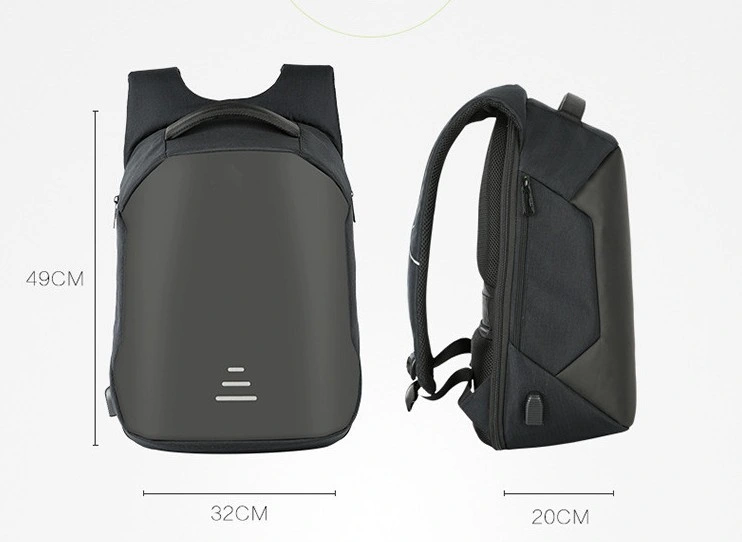 High Quality USB Charger Anti-Theft Men 15inch Waterproof Backpack