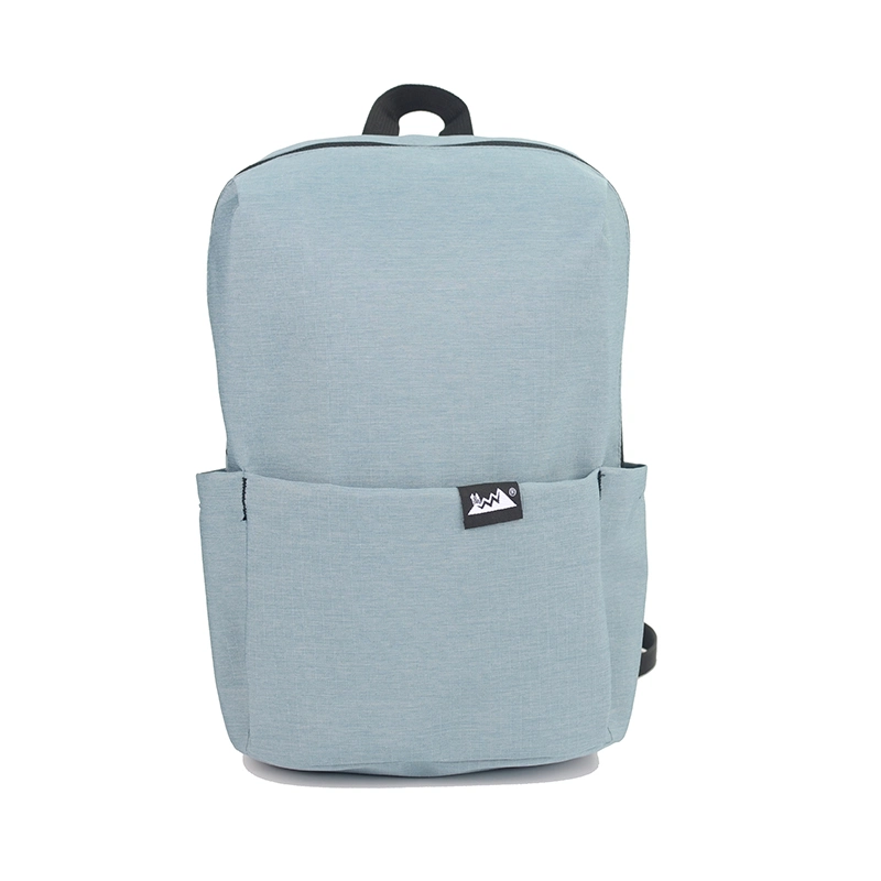 Private Label Unisex Big Bookbags Boy Custom Blue Solid Colour University School Backpacks for Men