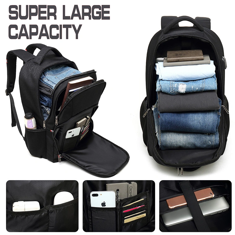 Fashion Wholesale Password-Lock Water-Resistant Outdoor Backpack School Backpack Teenager Backpack Travel Backpack Business Backpack Laptop Backpacks Man