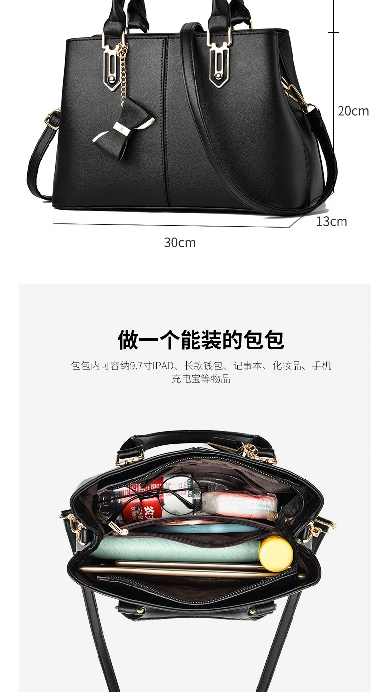 Luxury Backpack Handbag Factory OEM High Quality Custom Logo Women Handbag Full Grain Leather Cowhide Lady Handbag