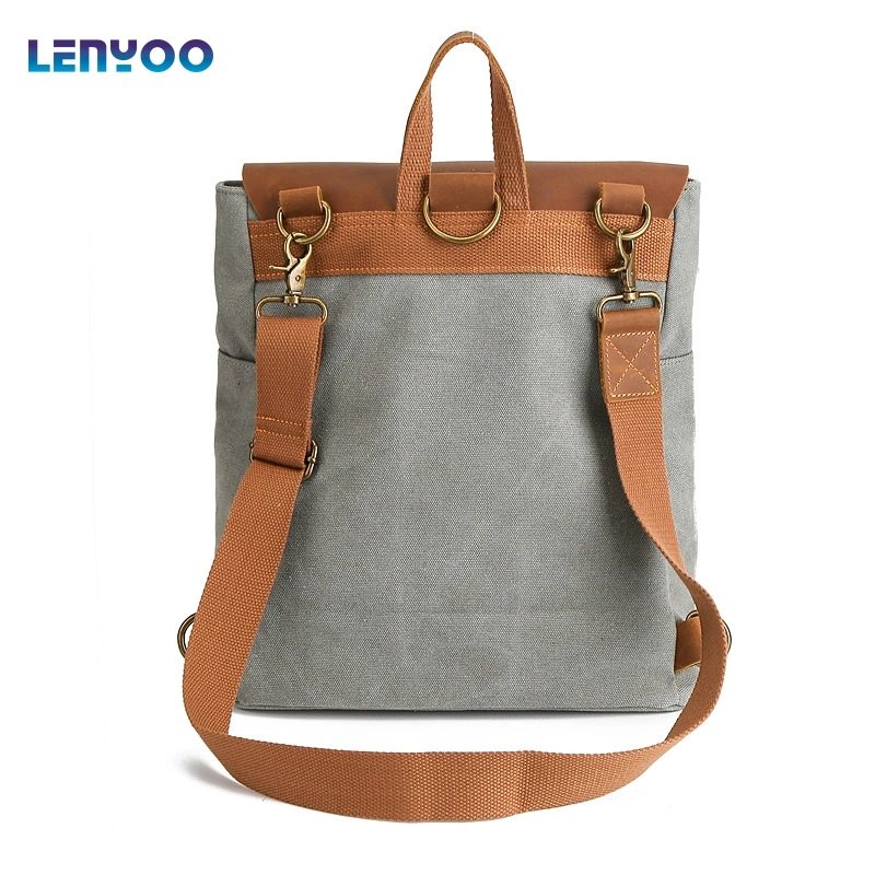 Vintage Leather Backpacks Custom Computer Backpacks Single-Shoulder Backpacks