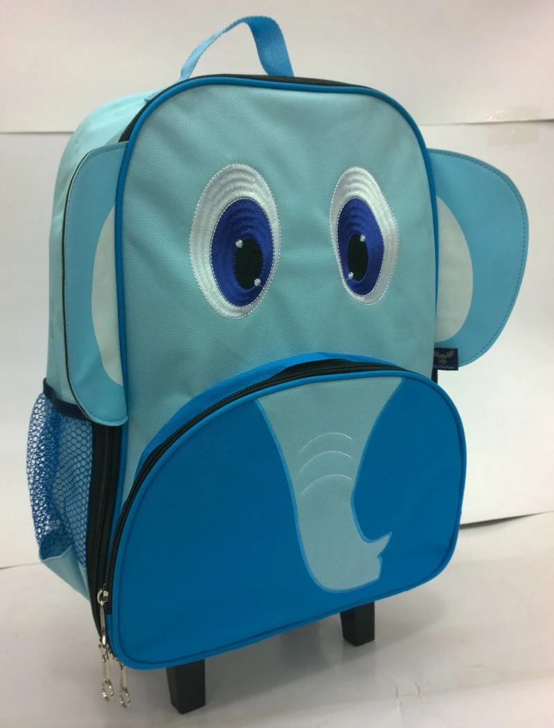 Children Cartoon Animal Pre-School Trolley Backpack