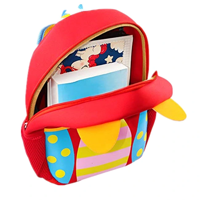 Cute Neoprene Owl Cartoon Backpack for Small Preschool Kids, OEM Welcome