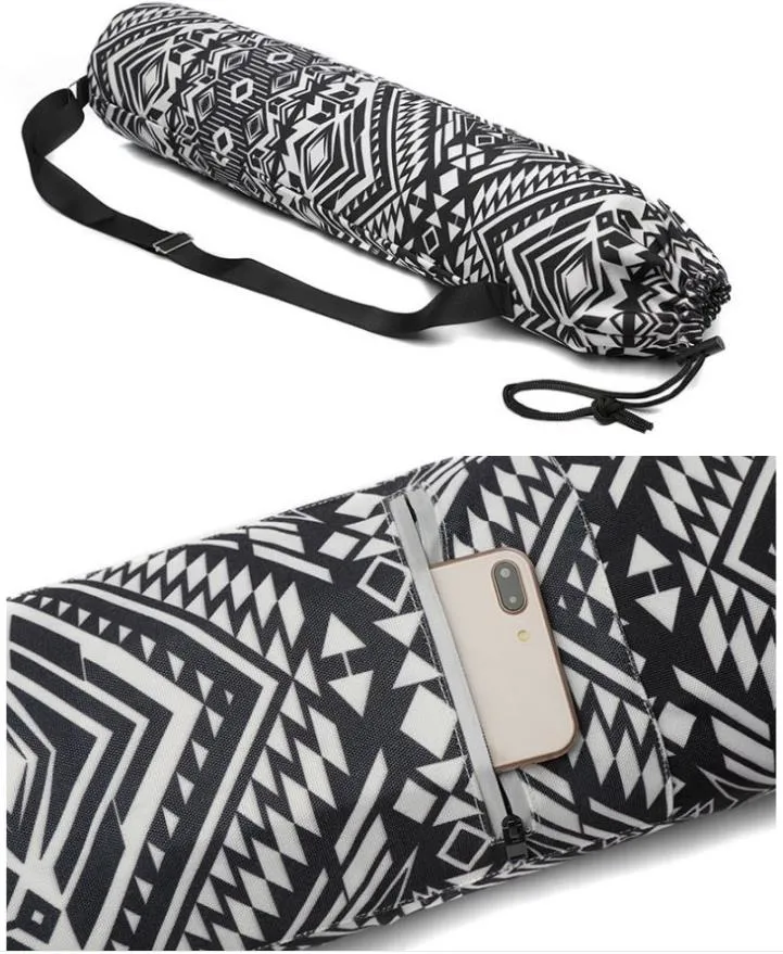 Eco-Friendly and Safe Custom Logo Print Travel Yoga Carry Bag Backpack Yoga Mat Bag