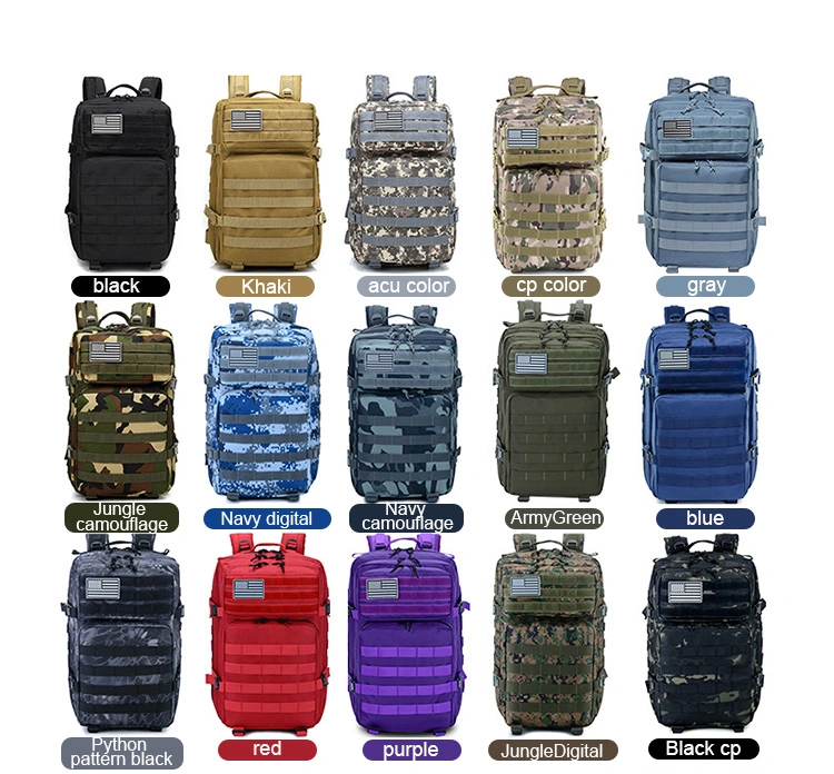 High-Capacity Men's and Women's Backpacks Tactical Action Package