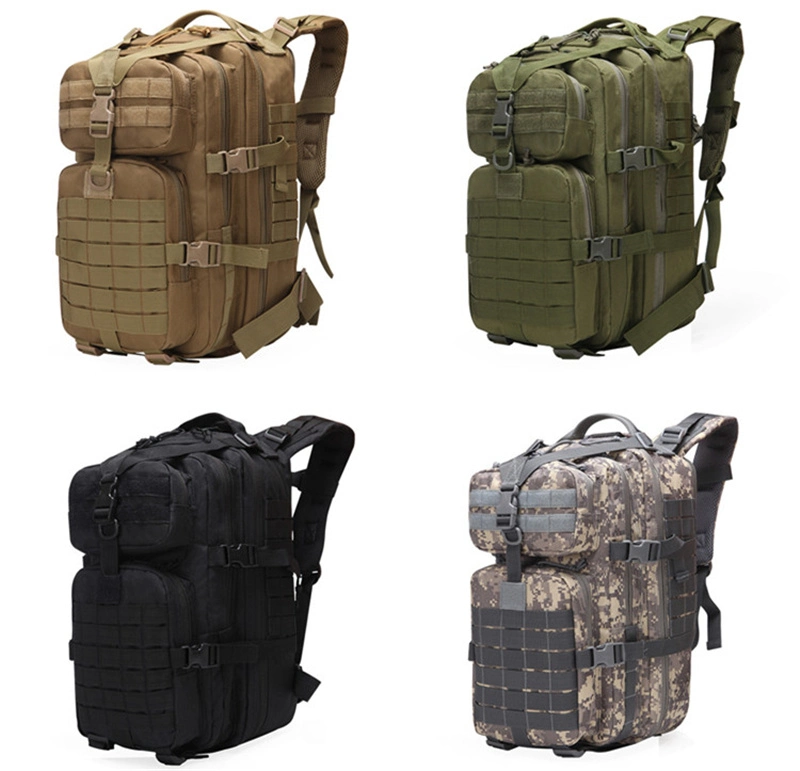 4-Colors 3p Army Mountaineering Bag Military Assault Hunting Tactical Backpack