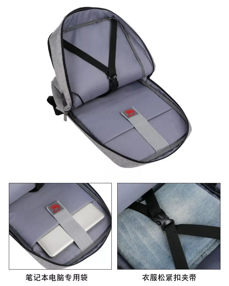 High Quality  Waterproof Backpack Men Leisure Trendy Laptop Backpacks