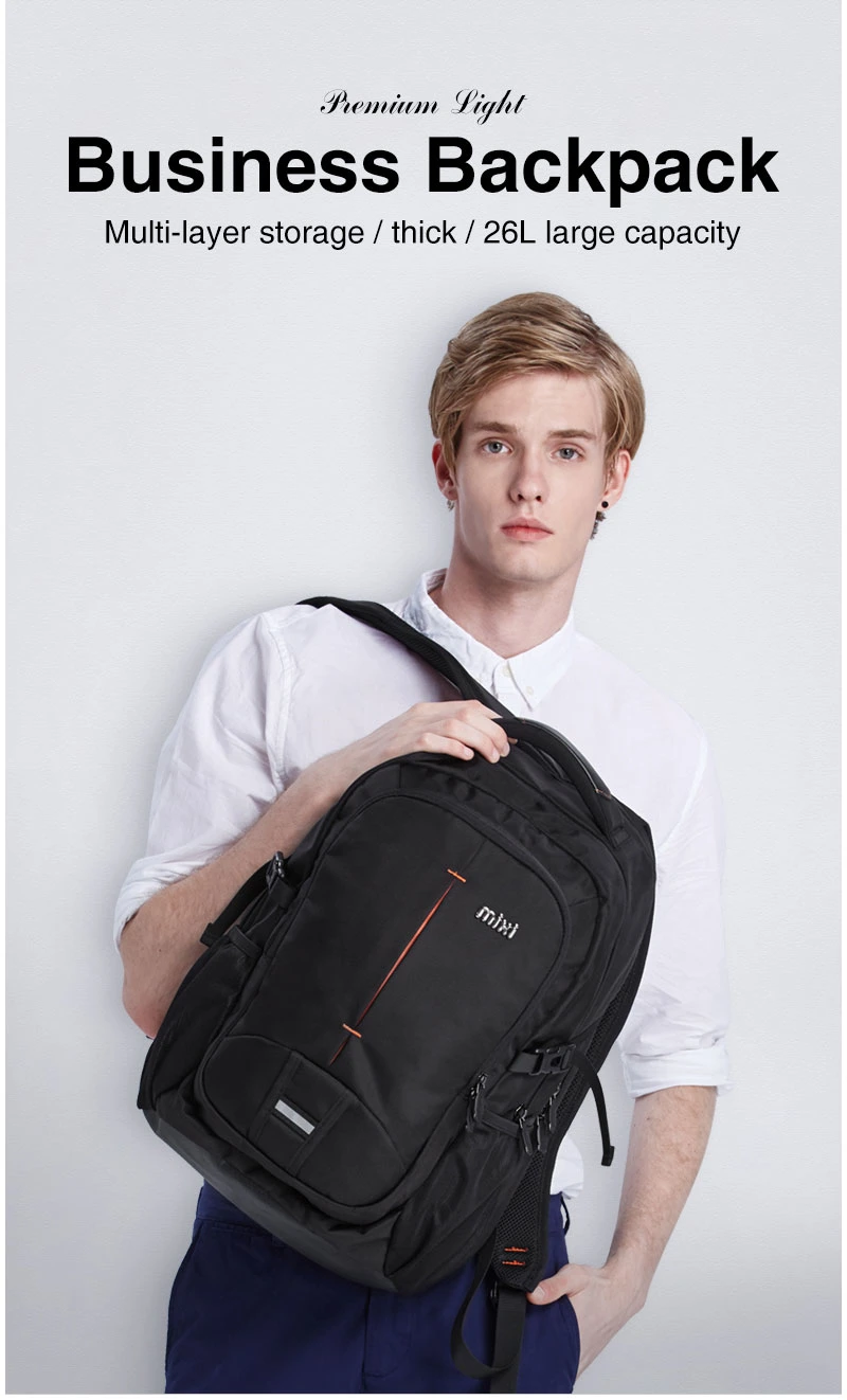 OEM Backpacks Durable College School Bag Large Travel Business Waterproof Laptop Backpack