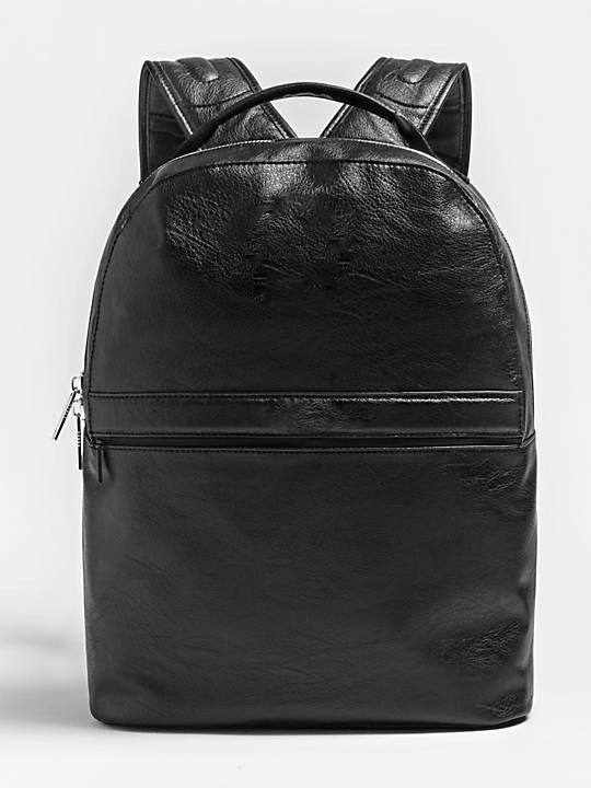 Mens PU Leather All-Purpose Backpack