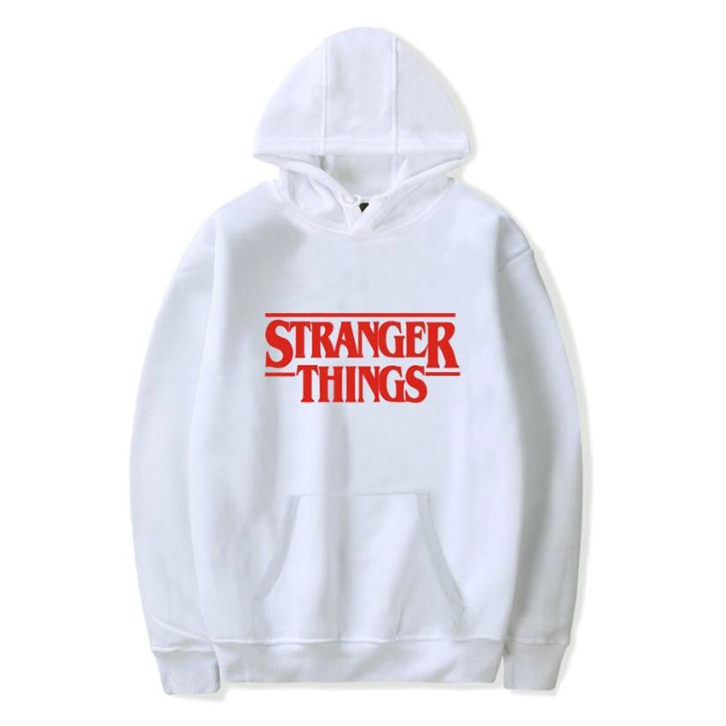 Long Sleeve Fashion Stranger Things Sweatshirts Custom Logo Printing Oversize Women Hoodie