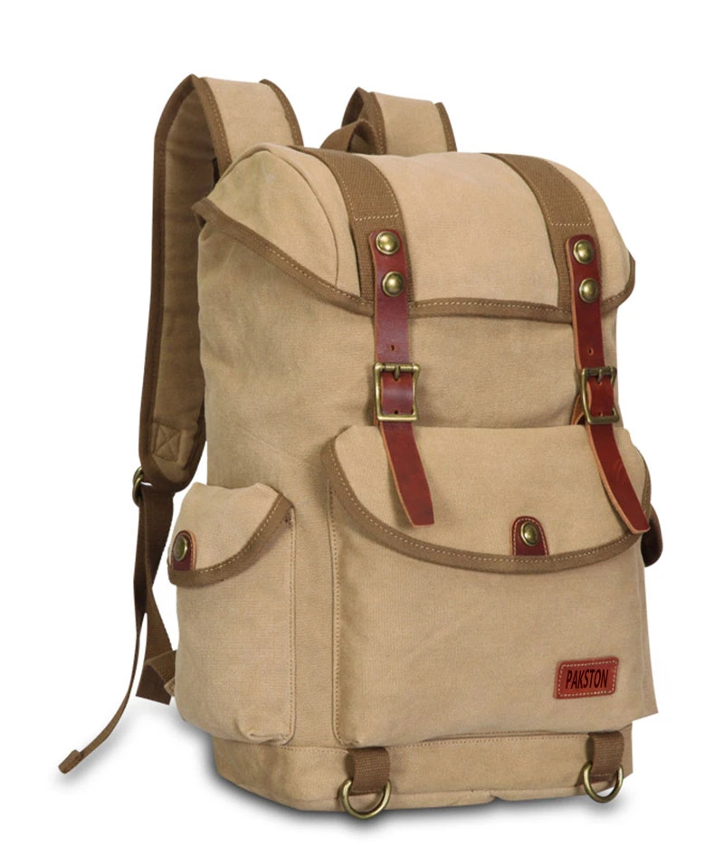 Pakston Canvas Backpack Fashion Canvas Bag Computer Bag Backpack Bag China Backpack Laptop