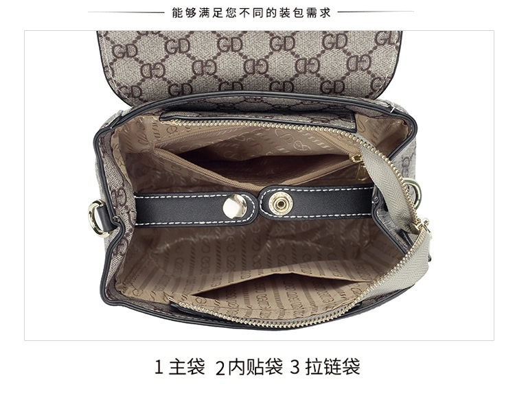 Guangzhou Factory Wholesale Market PU Leather Lady Laptop Backpack Fashion Backpacks (J439)