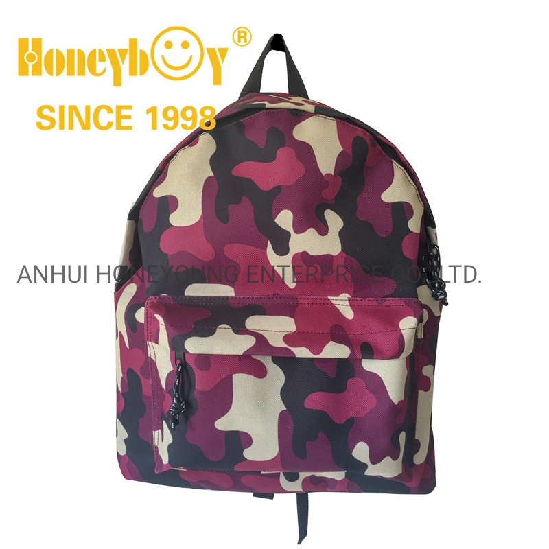 Custom Fashion Camouflage All Over Print School Student Camo Backpack