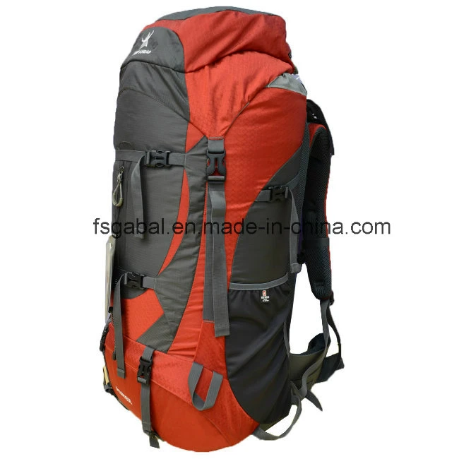 Durable Nylon Camping Backpack for Outdoor Use with Adjustable Back