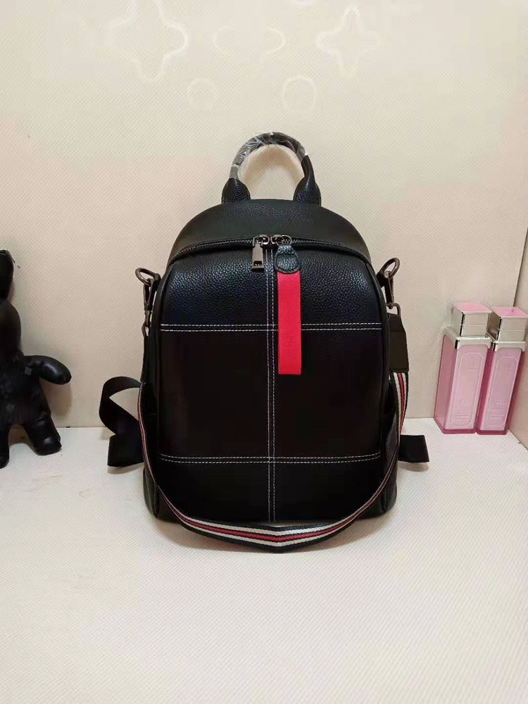 Fashion Design Big Volume Real Leather Anti-Theft Backpack Bags